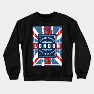 London abstract flag UK Crewneck Sweatshirt